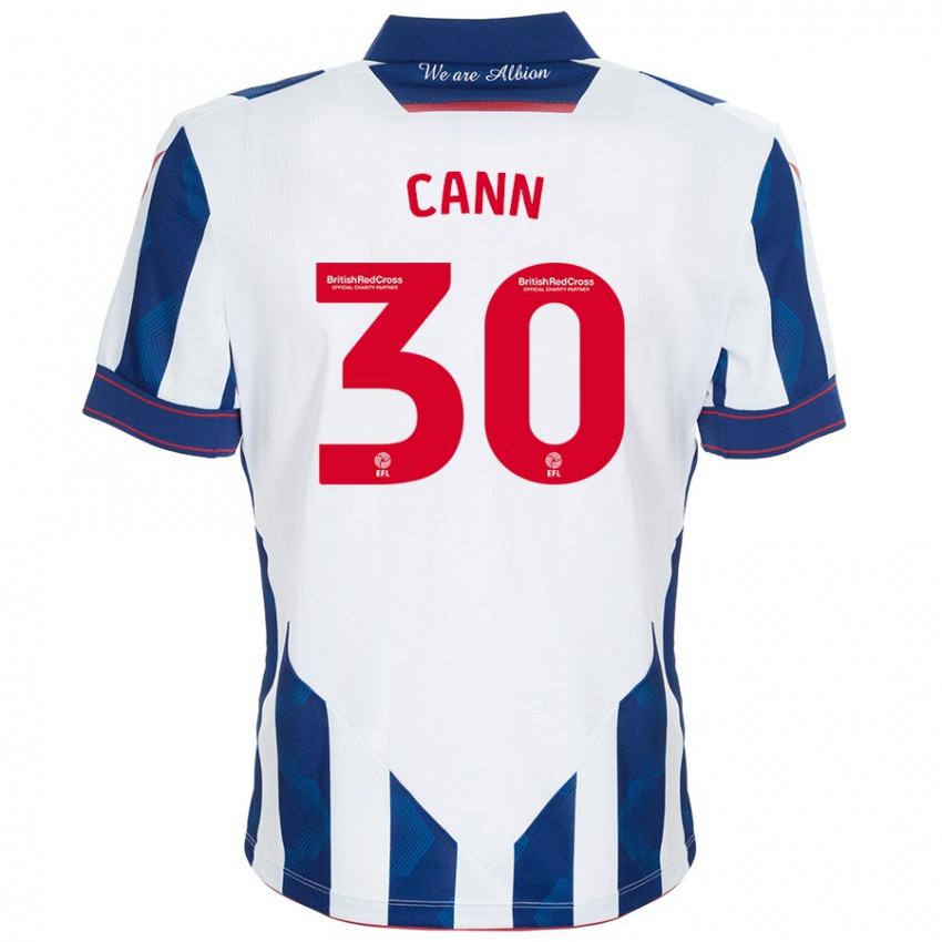 Kinderen Ted Cann #30 Wit Donkerblauw Thuisshirt Thuistenue 2024/25 T-Shirt België