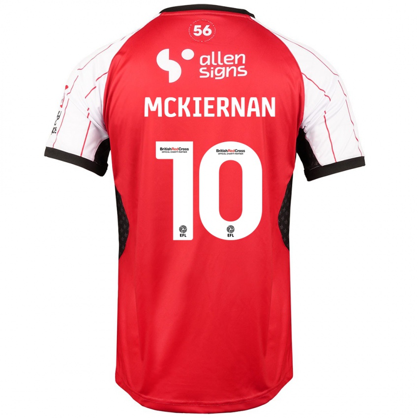 Kinderen Jj Mckiernan #10 Wit Thuisshirt Thuistenue 2024/25 T-Shirt België