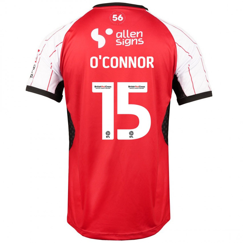 Kinderen Paudie O'connor #15 Wit Thuisshirt Thuistenue 2024/25 T-Shirt België