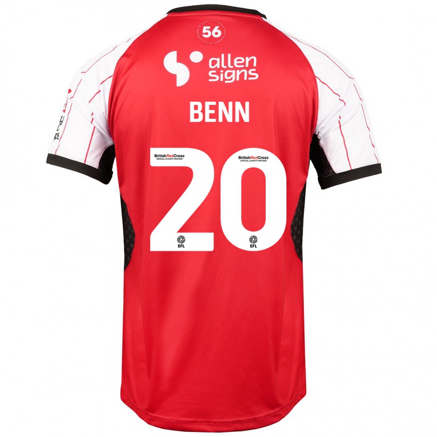 Kinderen Jay Benn #20 Wit Thuisshirt Thuistenue 2024/25 T-Shirt België