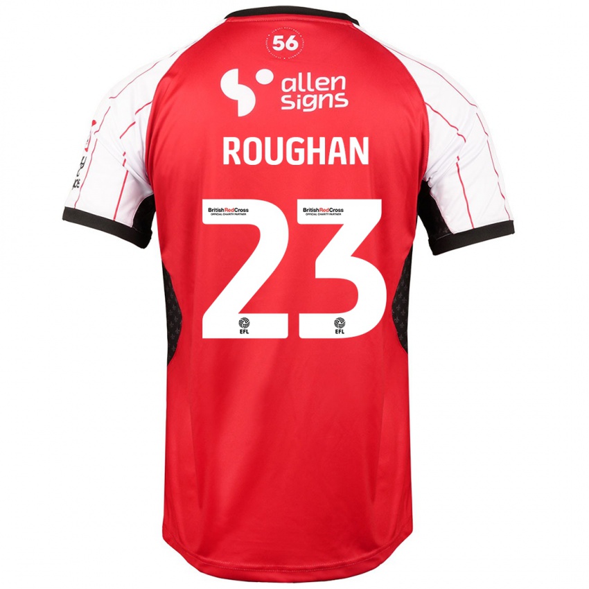 Kinderen Sean Roughan #23 Wit Thuisshirt Thuistenue 2024/25 T-Shirt België