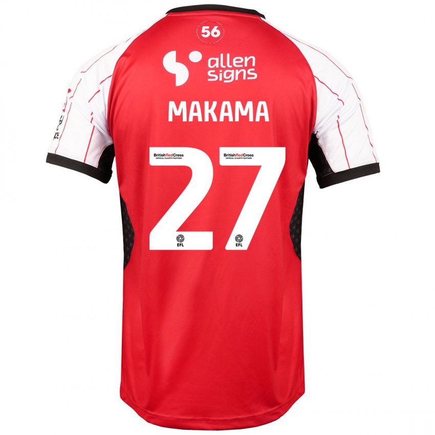 Kinderen Jovon Makama #27 Wit Thuisshirt Thuistenue 2024/25 T-Shirt België