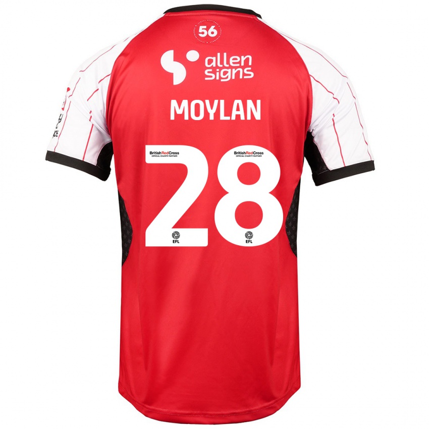 Kinderen Jack Moylan #28 Wit Thuisshirt Thuistenue 2024/25 T-Shirt België