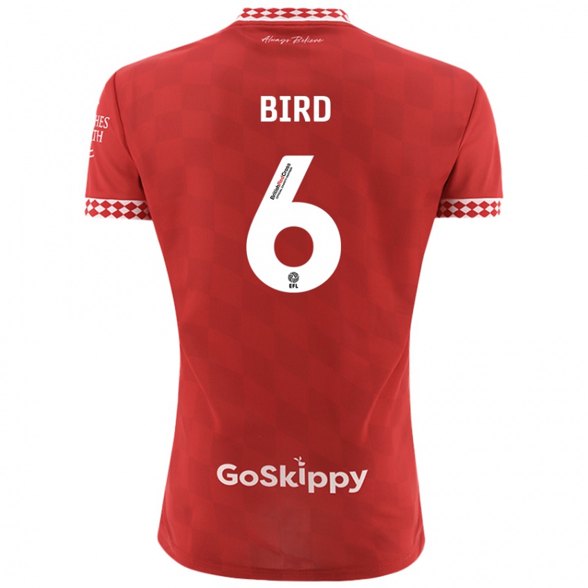 Kinderen Max Bird #6 Rood Thuisshirt Thuistenue 2024/25 T-Shirt België