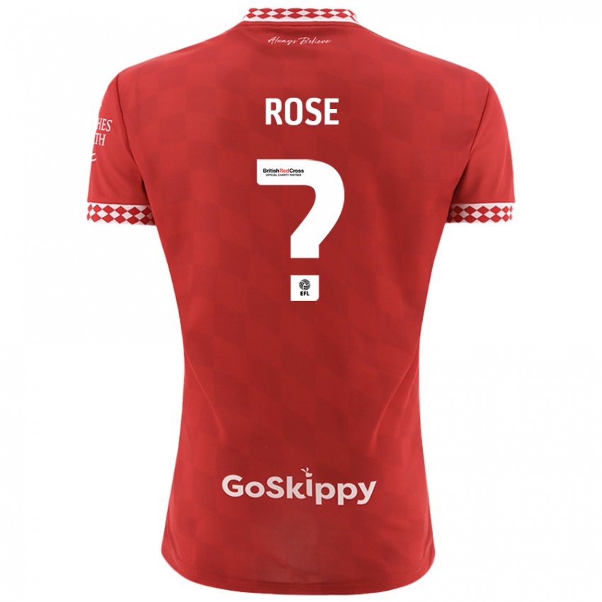 Kinderen Marley Rose #0 Rood Thuisshirt Thuistenue 2024/25 T-Shirt België