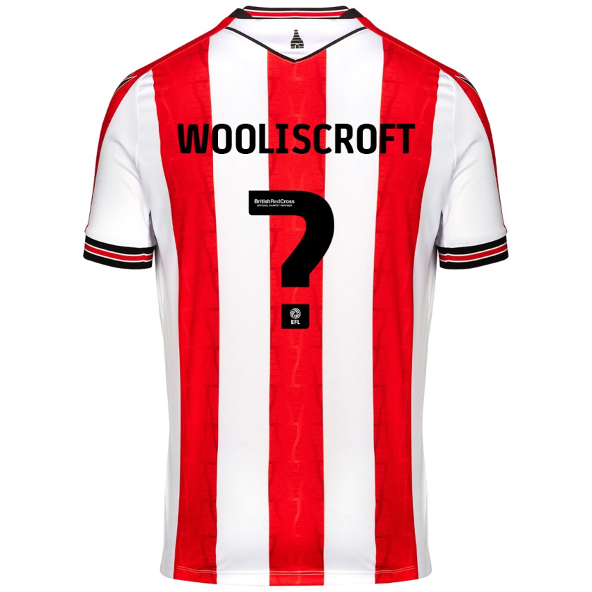 Kinderen Morgan Wooliscroft #0 Rood Wit Thuisshirt Thuistenue 2024/25 T-Shirt België