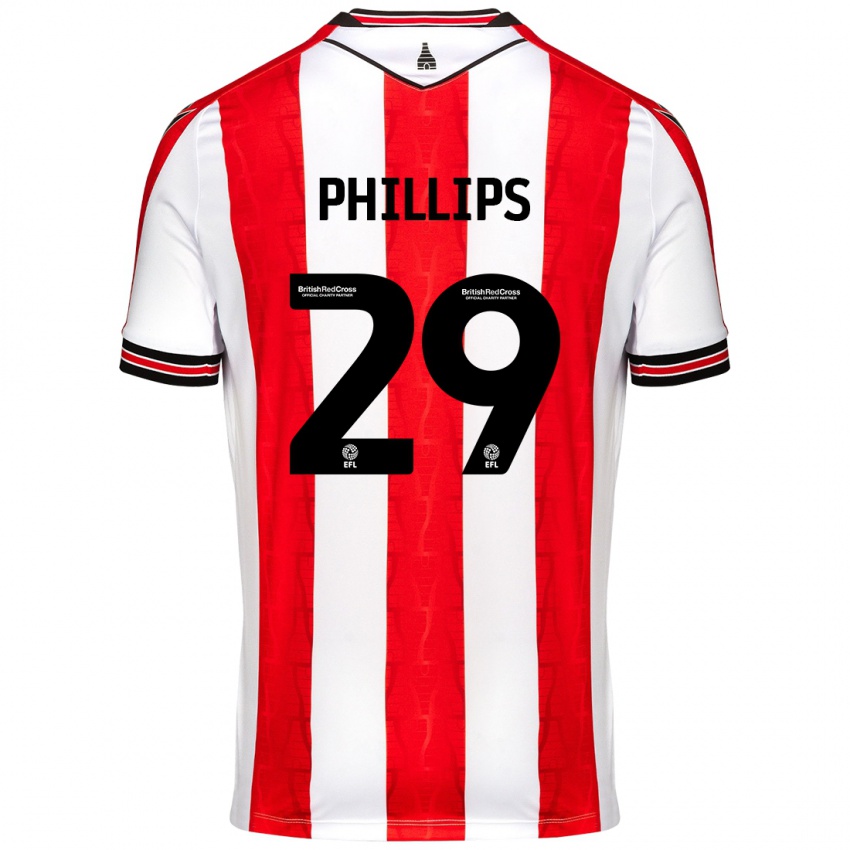 Kinderen D'margio Wright-Phillips #29 Rood Wit Thuisshirt Thuistenue 2024/25 T-Shirt België