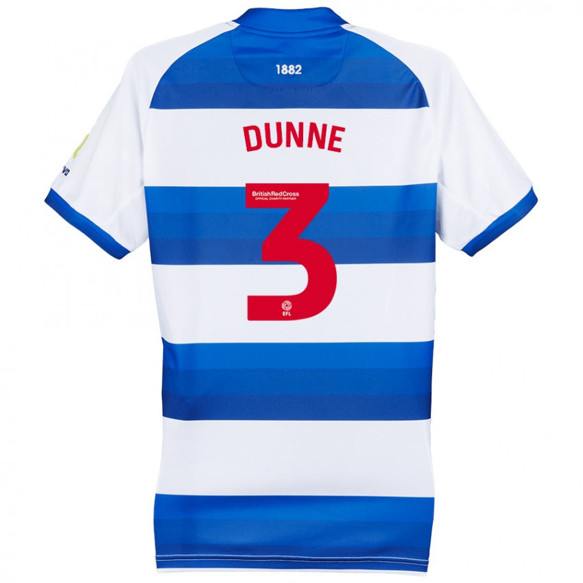 Kinderen Jimmy Dunne #3 Wit Blauw Thuisshirt Thuistenue 2024/25 T-Shirt België