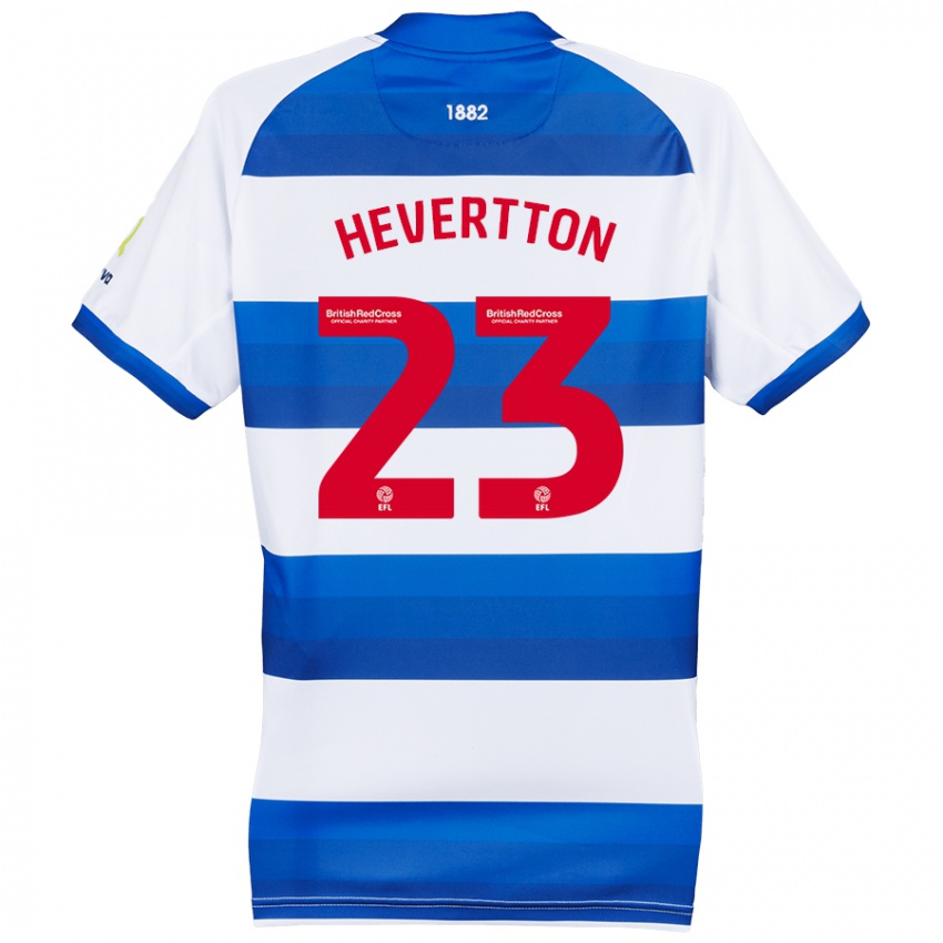 Kinderen Hevertton #23 Wit Blauw Thuisshirt Thuistenue 2024/25 T-Shirt België