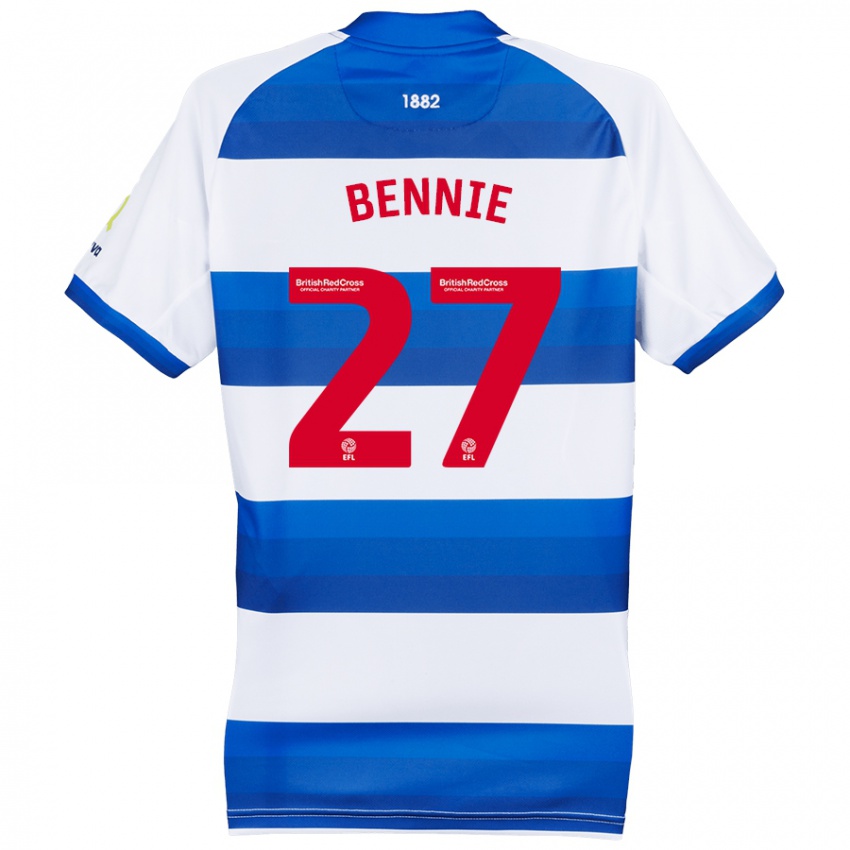 Kinderen Daniel Bennie #27 Wit Blauw Thuisshirt Thuistenue 2024/25 T-Shirt België