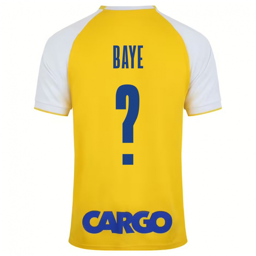 Kinderen Orel Baye #0 Geel Wit Thuisshirt Thuistenue 2024/25 T-Shirt België