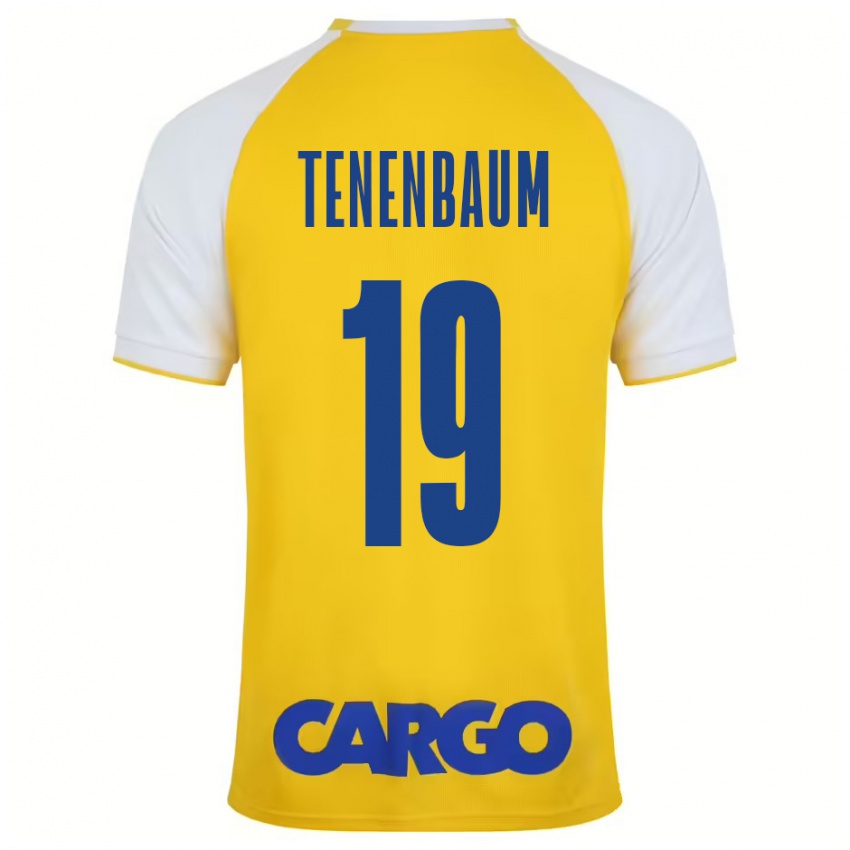 Kinderen Daniel Tenenbaum #19 Geel Wit Thuisshirt Thuistenue 2024/25 T-Shirt België