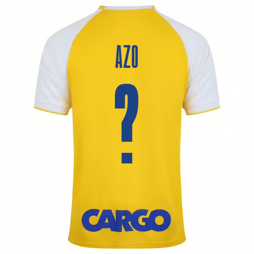 Enfant Maillot Ori Azo #0 Jaune Blanc Tenues Domicile 2024/25 T-Shirt Belgique