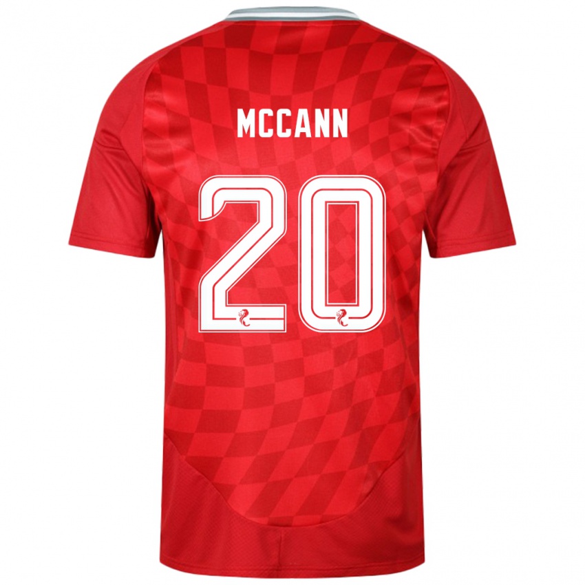 Kinderen Annalisa Mccann #20 Rood Thuisshirt Thuistenue 2024/25 T-Shirt België