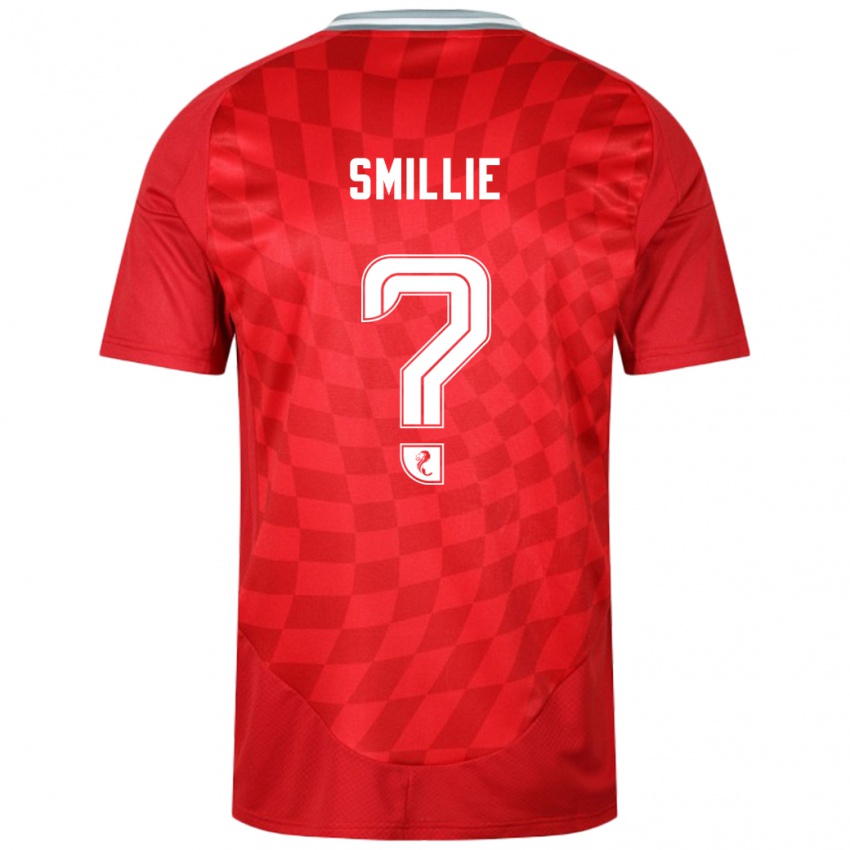 Kinder Reuben Smillie #0 Rot Heimtrikot Trikot 2024/25 T-Shirt Belgien