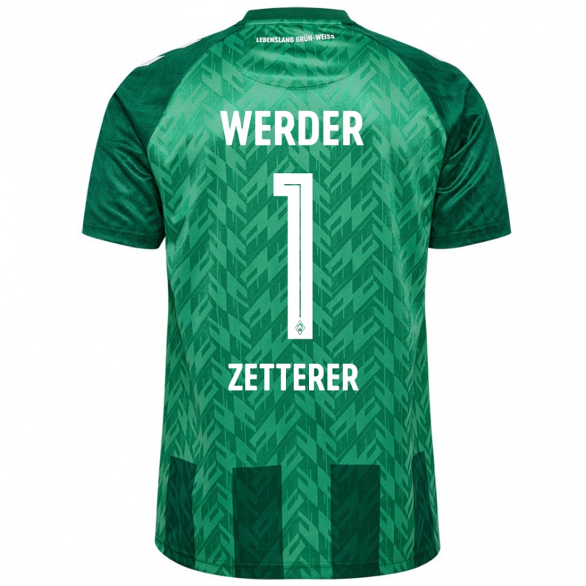 Kinderen Michael Zetterer #1 Groen Thuisshirt Thuistenue 2024/25 T-Shirt België