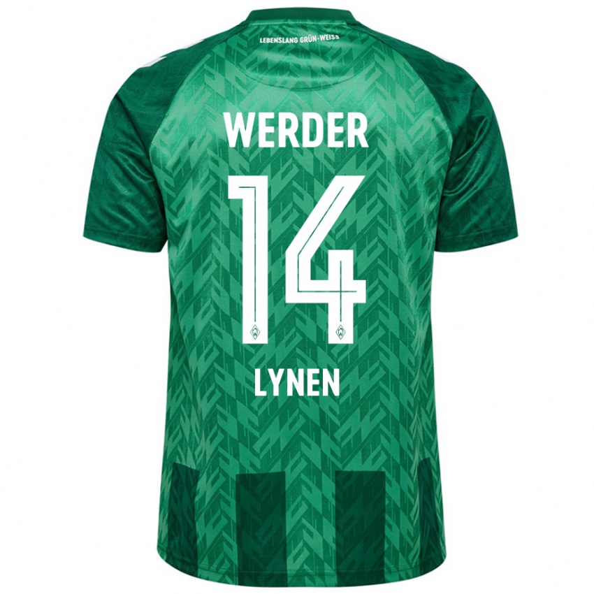 Kinderen Senne Lynen #14 Groen Thuisshirt Thuistenue 2024/25 T-Shirt België