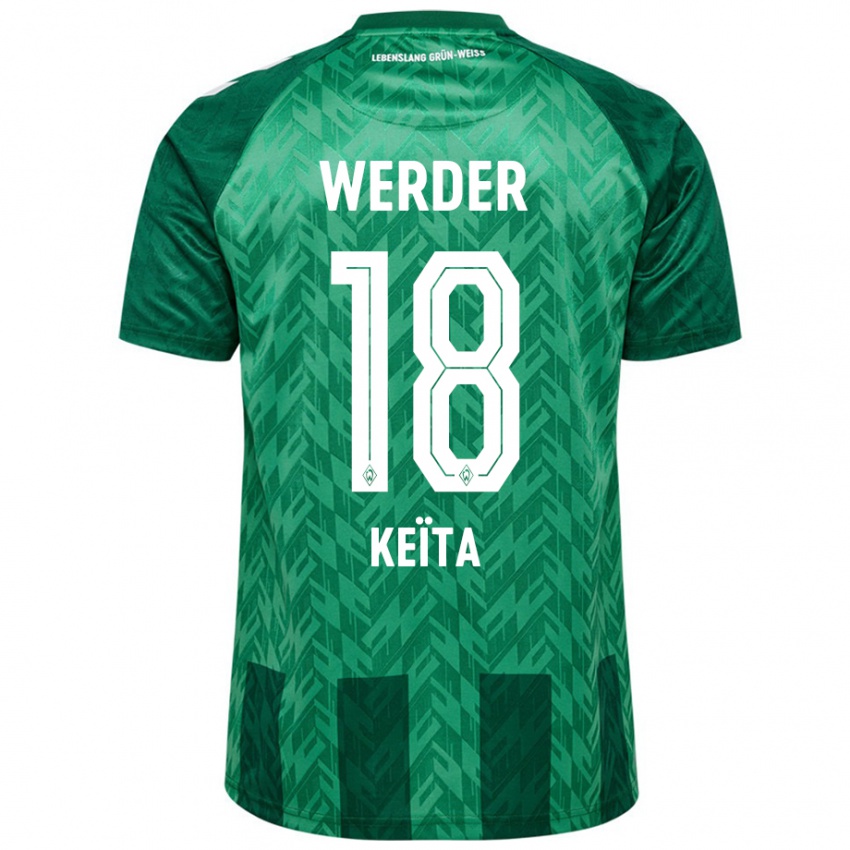 Kinderen Naby Keïta #18 Groen Thuisshirt Thuistenue 2024/25 T-Shirt België