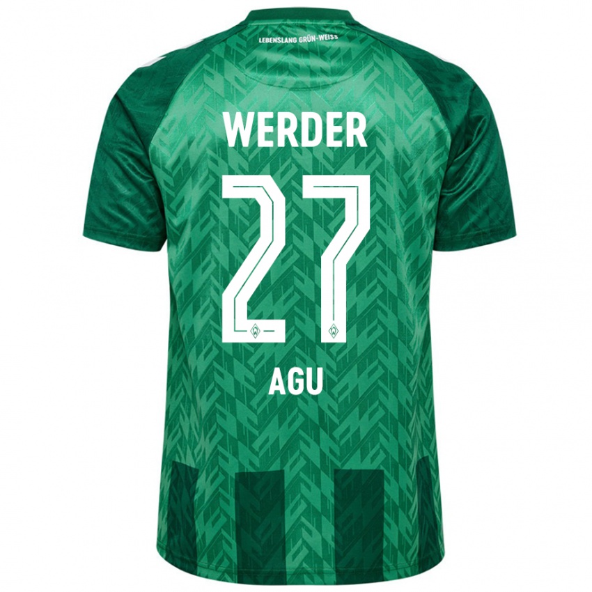 Kinderen Felix Agu #27 Groen Thuisshirt Thuistenue 2024/25 T-Shirt België