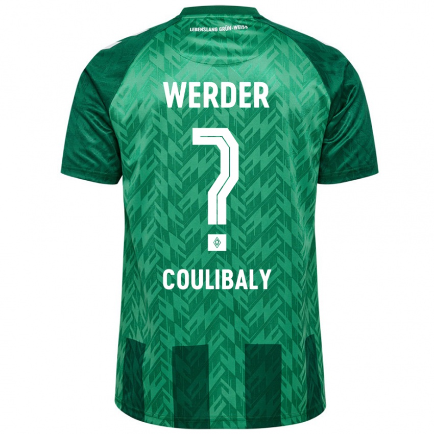 Enfant Maillot Karim Coulibaly #0 Vert Tenues Domicile 2024/25 T-Shirt Belgique