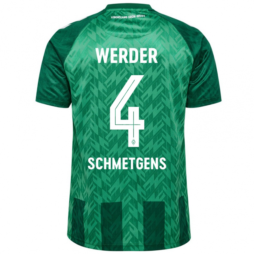 Kinderen Mick Schmetgens #4 Groen Thuisshirt Thuistenue 2024/25 T-Shirt België