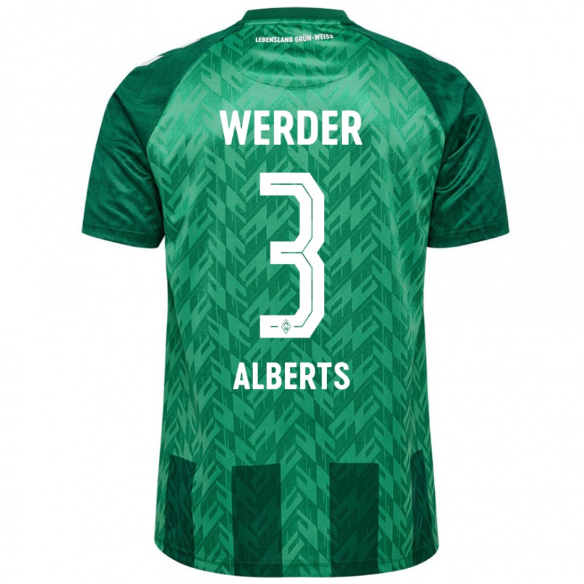 Kinderen Christopher Alberts #3 Groen Thuisshirt Thuistenue 2024/25 T-Shirt België