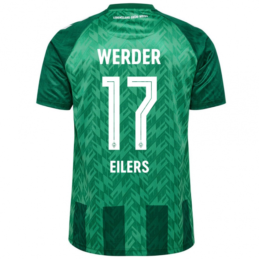 Kinderen Jonas Eilers #17 Groen Thuisshirt Thuistenue 2024/25 T-Shirt België