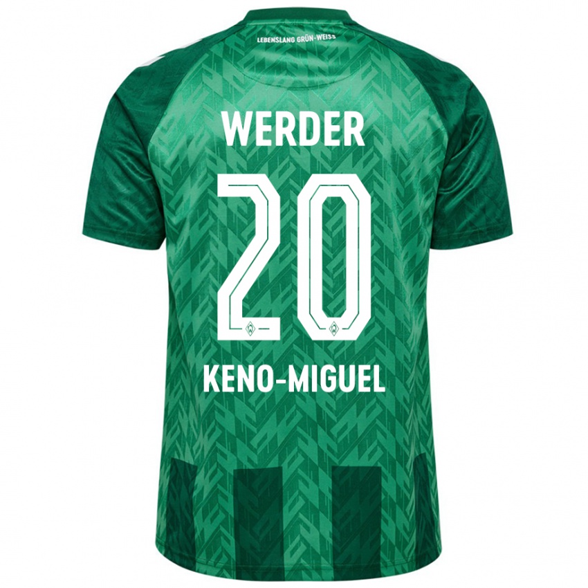 Kinderen Keno-Miguel Meyer #20 Groen Thuisshirt Thuistenue 2024/25 T-Shirt België