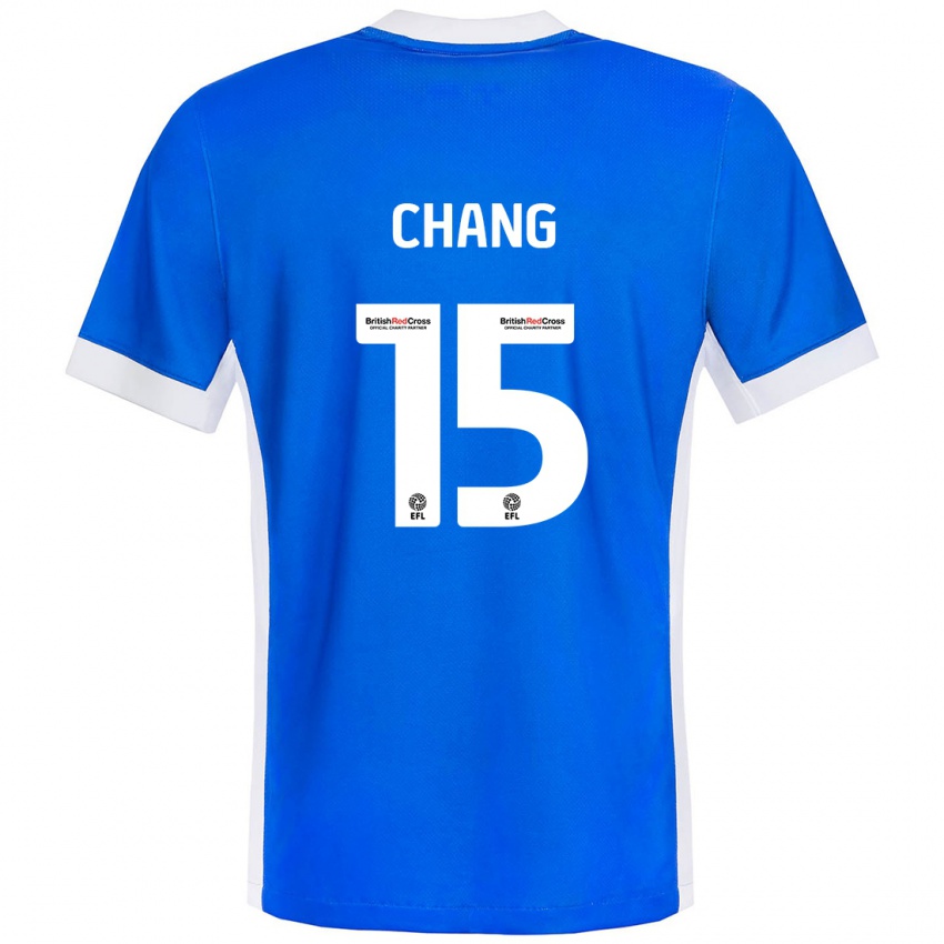 Kinderen Alfie Chang #15 Blauw Wit Thuisshirt Thuistenue 2024/25 T-Shirt België