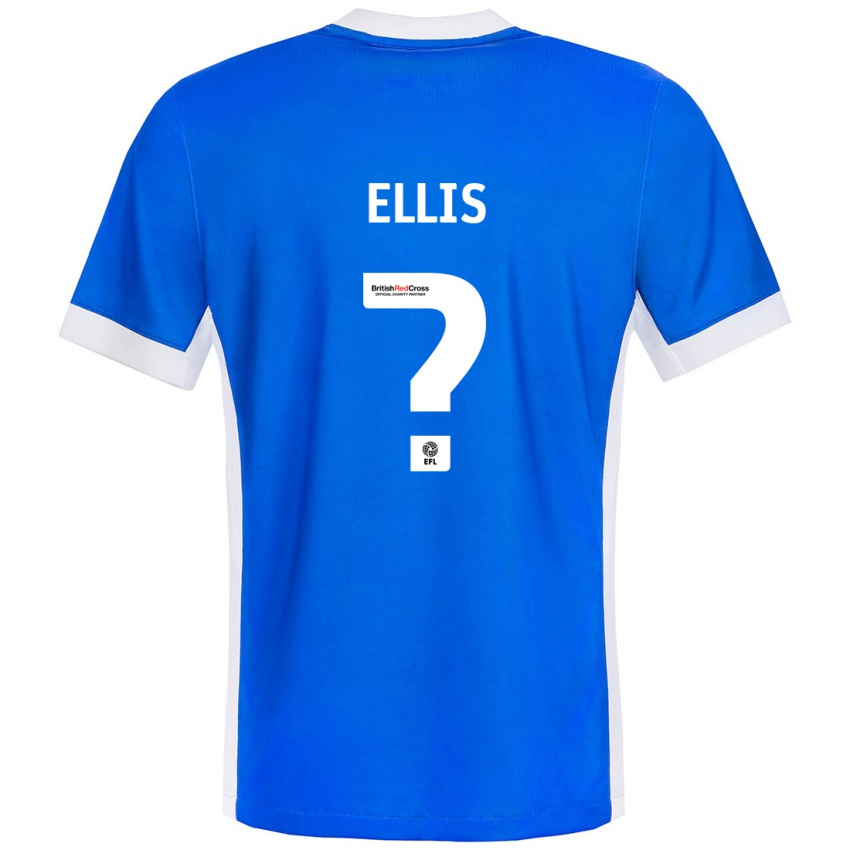 Kinderen O'shea Ellis #0 Blauw Wit Thuisshirt Thuistenue 2024/25 T-Shirt België