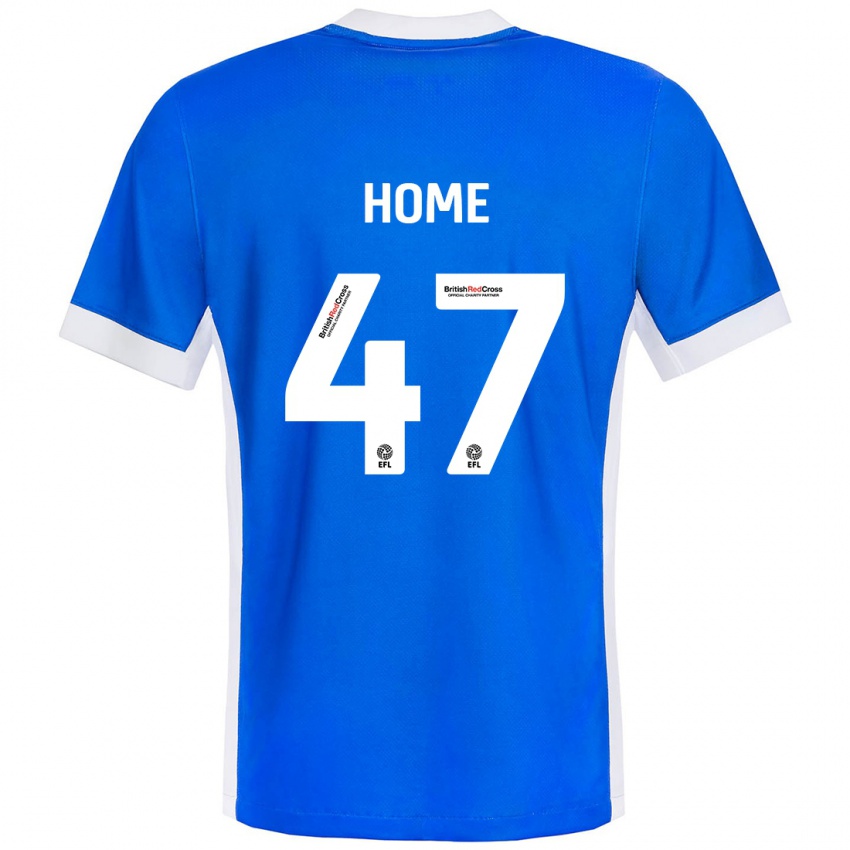 Kinder Josh Home #47 Blau Weiß Heimtrikot Trikot 2024/25 T-Shirt Belgien