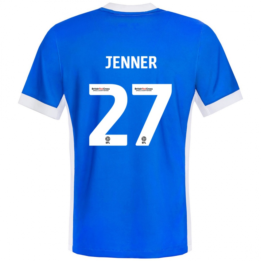 Kinderen Abbi Jenner #27 Blauw Wit Thuisshirt Thuistenue 2024/25 T-Shirt België