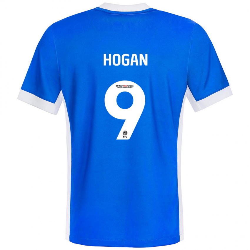 Kinderen Scott Hogan #9 Blauw Wit Thuisshirt Thuistenue 2024/25 T-Shirt België