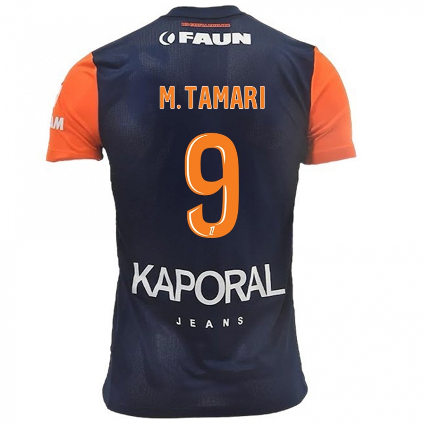 Kinderen Mousa Tamari #9 Marineblauw Oranje Thuisshirt Thuistenue 2024/25 T-Shirt België