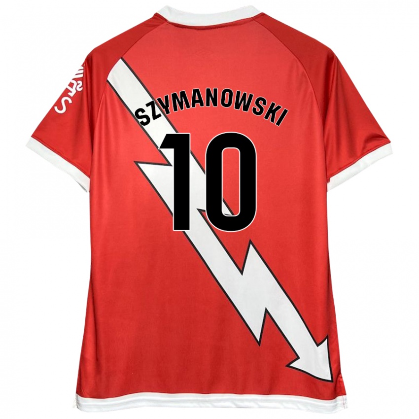 Enfant Maillot Marianela Szymanowski #10 Blanc Rouge Tenues Domicile 2024/25 T-Shirt Belgique