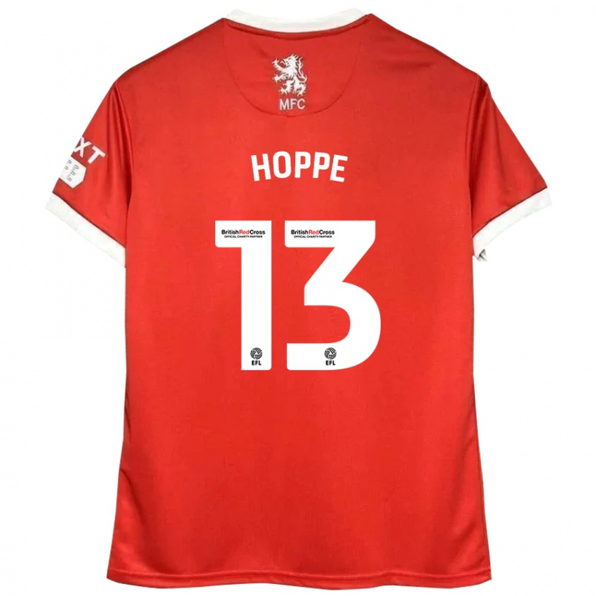 Kinderen Matthew Hoppe #13 Rood Wit Thuisshirt Thuistenue 2024/25 T-Shirt België