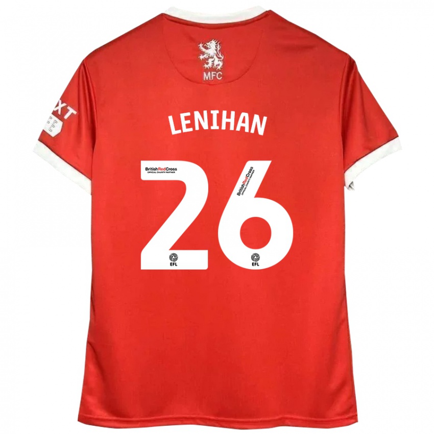 Kinderen Darragh Lenihan #26 Rood Wit Thuisshirt Thuistenue 2024/25 T-Shirt België