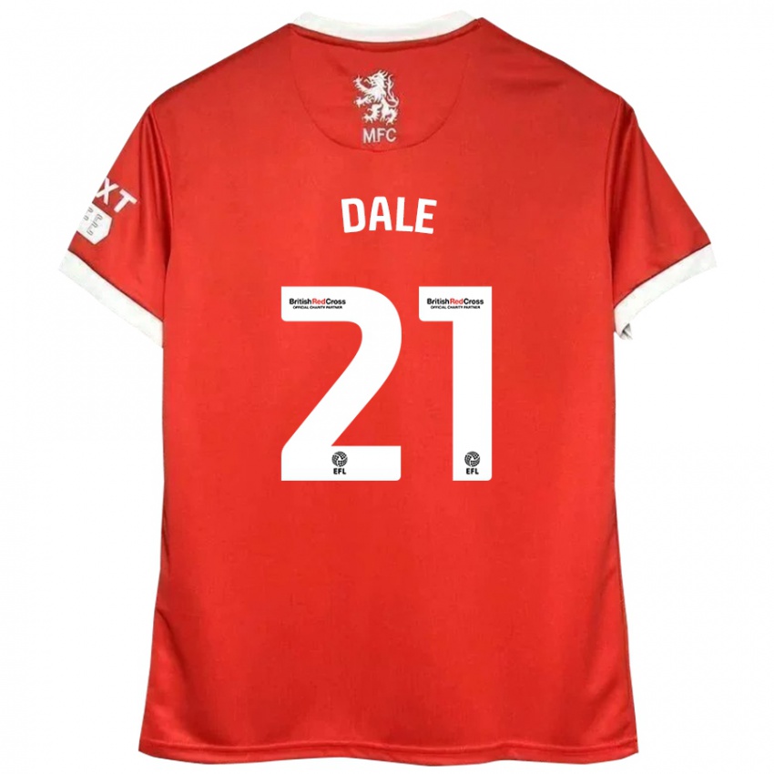 Kinderen Faye Dale #21 Rood Wit Thuisshirt Thuistenue 2024/25 T-Shirt België