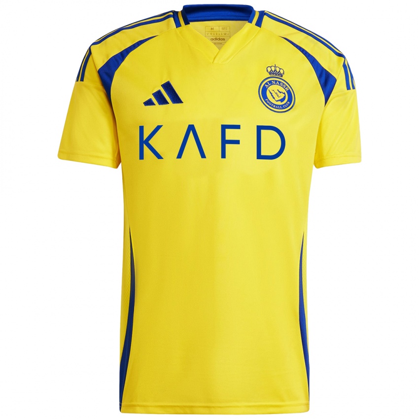 Kinderen Aseel Ahmed #6 Geel Blauw Thuisshirt Thuistenue 2024/25 T-Shirt België