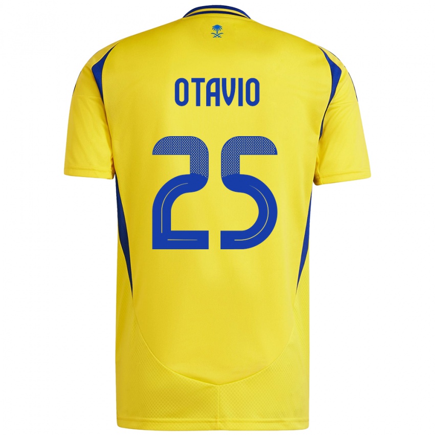 Kinderen Otavio #25 Geel Blauw Thuisshirt Thuistenue 2024/25 T-Shirt België