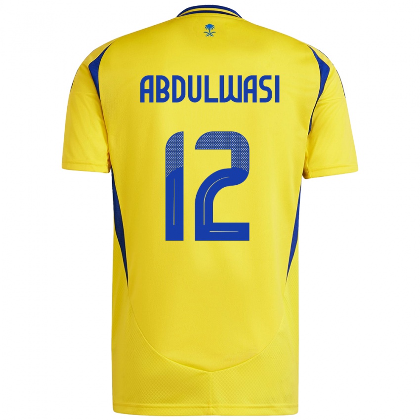 Kinderen Dalal Abdulwasi #12 Geel Blauw Thuisshirt Thuistenue 2024/25 T-Shirt België