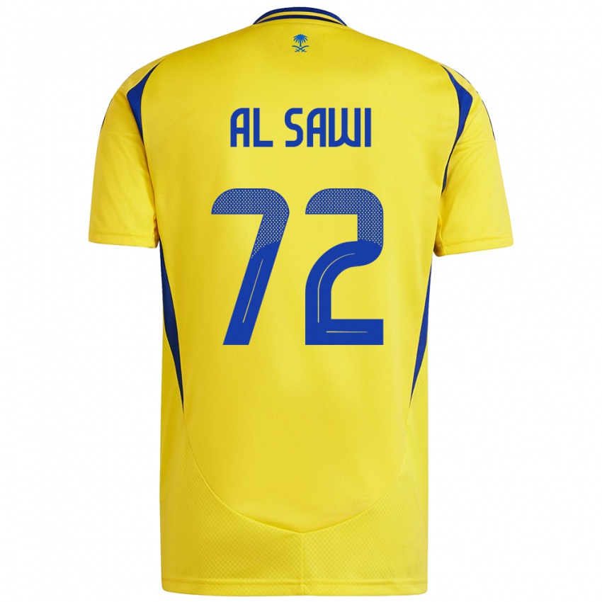 Kinderen Etaf Al-Sawi #72 Geel Blauw Thuisshirt Thuistenue 2024/25 T-Shirt België