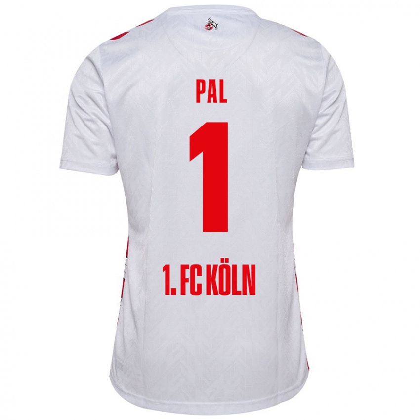 Enfant Maillot Jasmin Pal #1 Blanc Rouge Tenues Domicile 2024/25 T-Shirt Belgique