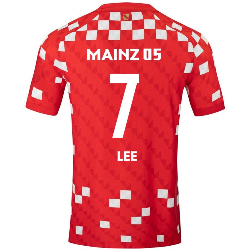 Kinderen Jae-Sung Lee #7 Wit Rood Thuisshirt Thuistenue 2024/25 T-Shirt België