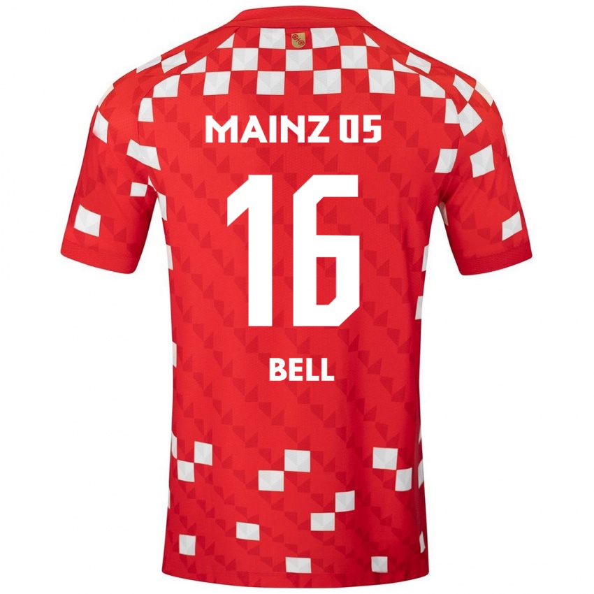 Kinderen Stefan Bell #16 Wit Rood Thuisshirt Thuistenue 2024/25 T-Shirt België