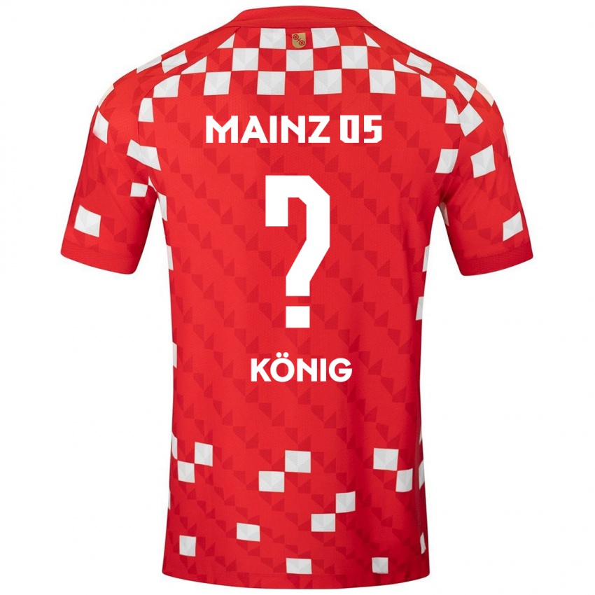 Kinderen Raúl König #0 Wit Rood Thuisshirt Thuistenue 2024/25 T-Shirt België