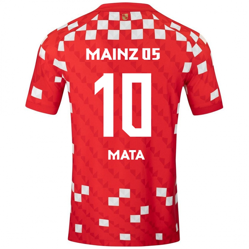 Kinderen Ken Mata #10 Wit Rood Thuisshirt Thuistenue 2024/25 T-Shirt België