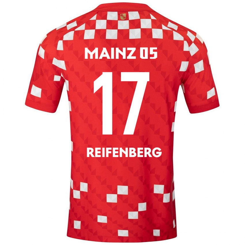 Kinderen Michelle Reifenberg #17 Wit Rood Thuisshirt Thuistenue 2024/25 T-Shirt België