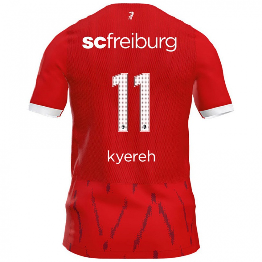 Enfant Maillot Daniel-Kofi Kyereh #11 Rouge Tenues Domicile 2024/25 T-Shirt Belgique