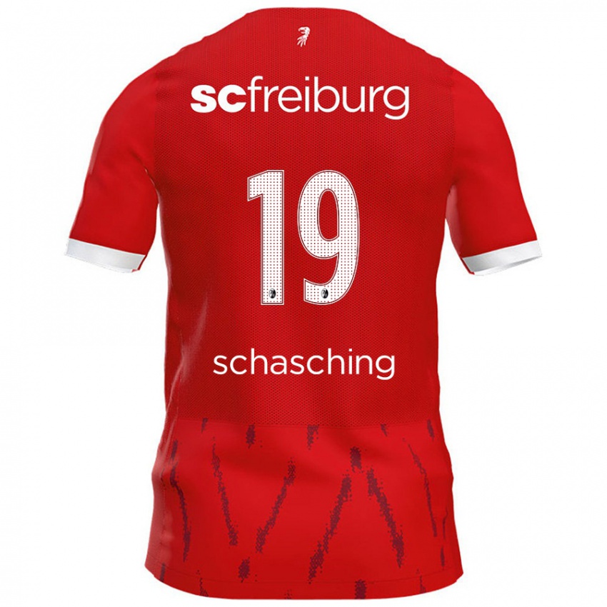 Enfant Maillot Annabel Schasching #19 Rouge Tenues Domicile 2024/25 T-Shirt Belgique